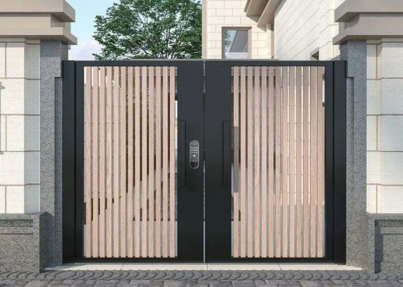 mẫu cửa sắt nhà phố tinh tế phong cách hiện đại