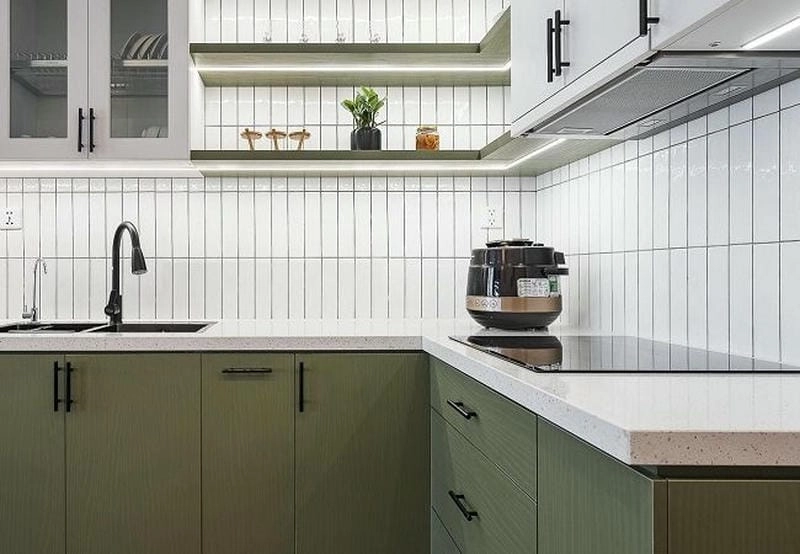 mẫu gạch ốp nhà bếp mang lại vẻ đẹp hiện đại