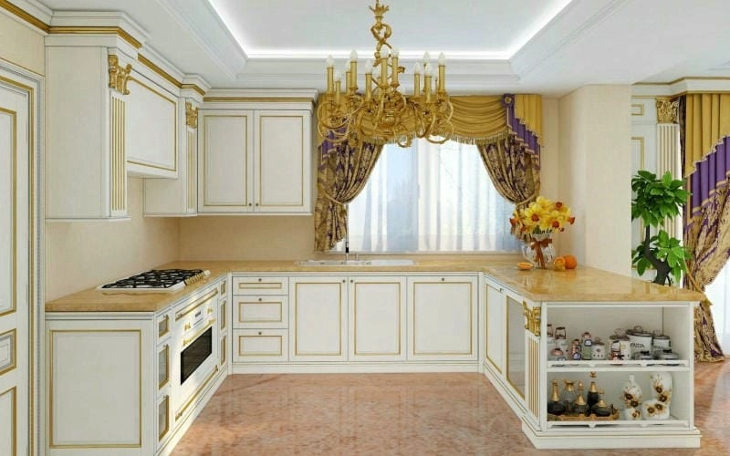 mẫu nhà bếp chung cư đẹp tiết kiệm diện tích