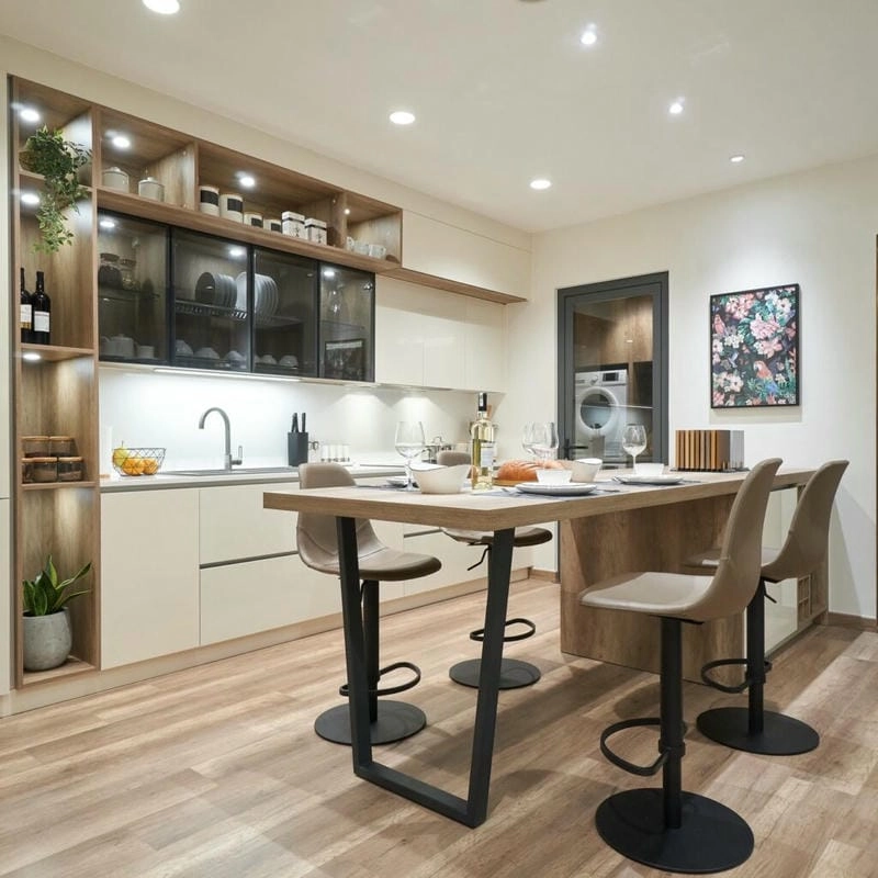 mẫu thiết kế nhà bếp đẹp nhất lựa chọn ấn tượng