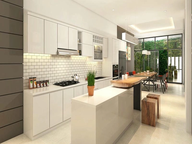 mẫu nhà bếp đẹp rẻ thiết kế gọn gàng tiết kiệm