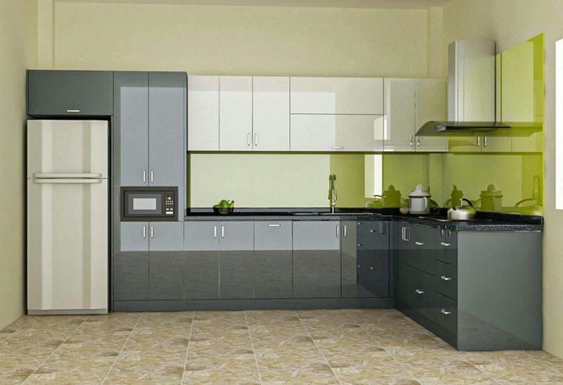 nhà bếp nên sơn màu gì ý tưởng phối màu hài hòa