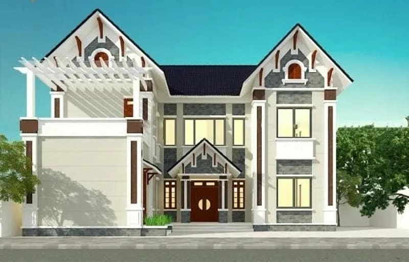 mẫu nhà hiện đại đẹp kiểu dáng trẻ trung và tinh tế