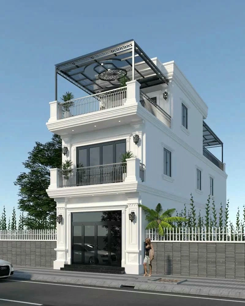 mẫu nhà hiện đại 2021 phong cách trẻ trung hiện đại