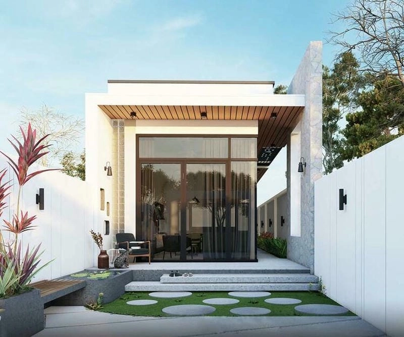 mẫu nhà hiện đại năm 2020 xu hướng thiết kế hài hòa