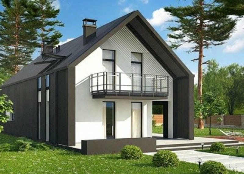 mẫu nhà ống lợp tôn đơn giản gọn gàng dễ thiết kế