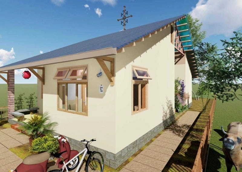 nhà ống mái tôn giá rẻ phù hợp tài chính gia đình trẻ