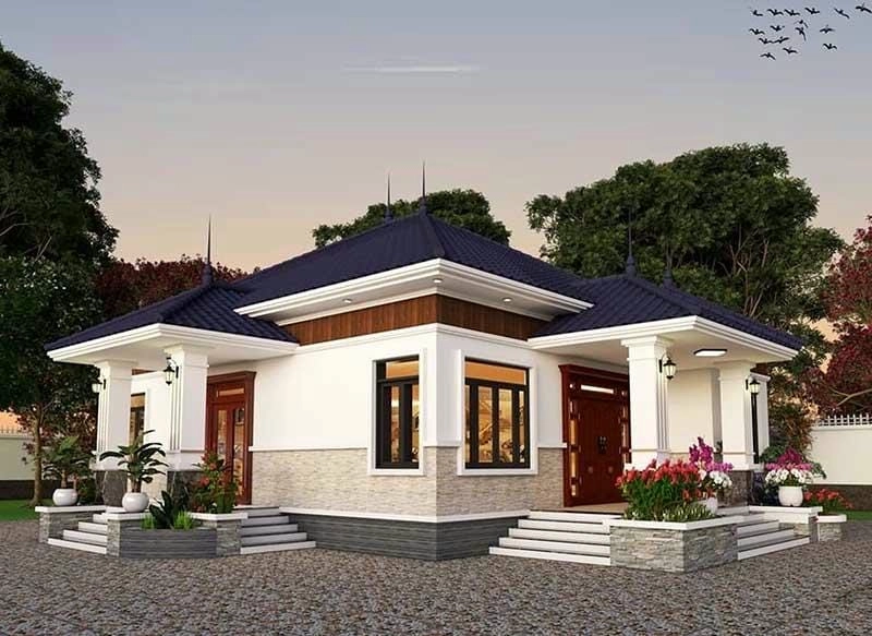 các mẫu nhà vườn mái nhật đa dạng phong cách dễ chọn lựa