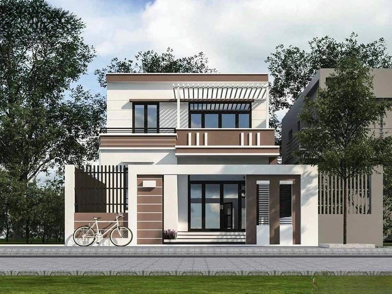 mẫu nhà vuông 2 tầng đẹp nhất gợi ý không gian lý tưởng