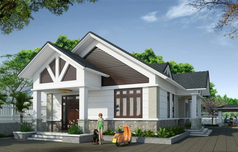 các màu sơn nhà đẹp 2019 thiết kế tinh tế đơn giản