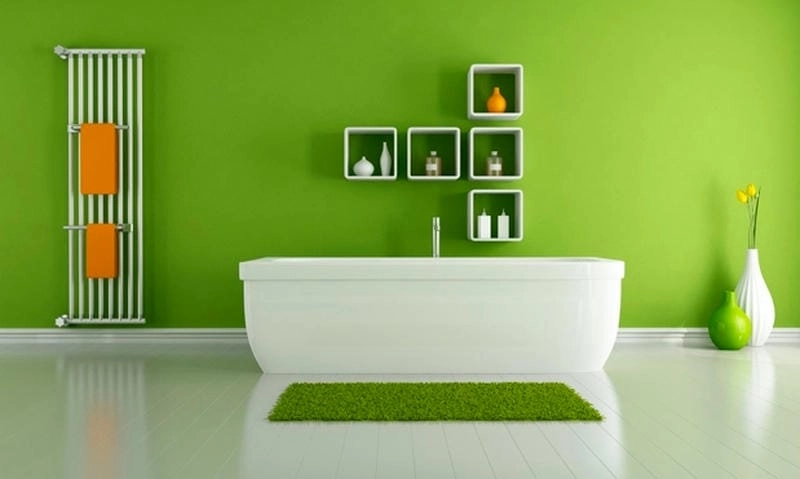 màu xanh lục sơn nhà tạo vẻ bình yên mẫu sơn nhà màu xanh đẹp