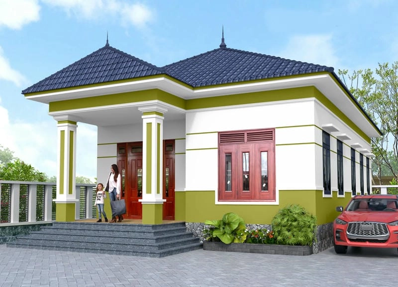 tuổi quý sửu hợp sơn nhà màu gì phối màu thông minh mẫu sơn nhà màu xanh đẹp