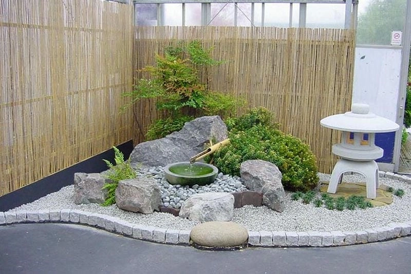 Mẫu tiểu cảnh sân vườn mini dễ thi công tiết kiệm diện tích