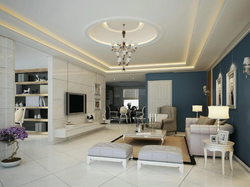 60 mẫu trần thạch cao phòng khách đẹp nhà ống chung cư biệt thự 2019 lựa chọn đa dạng