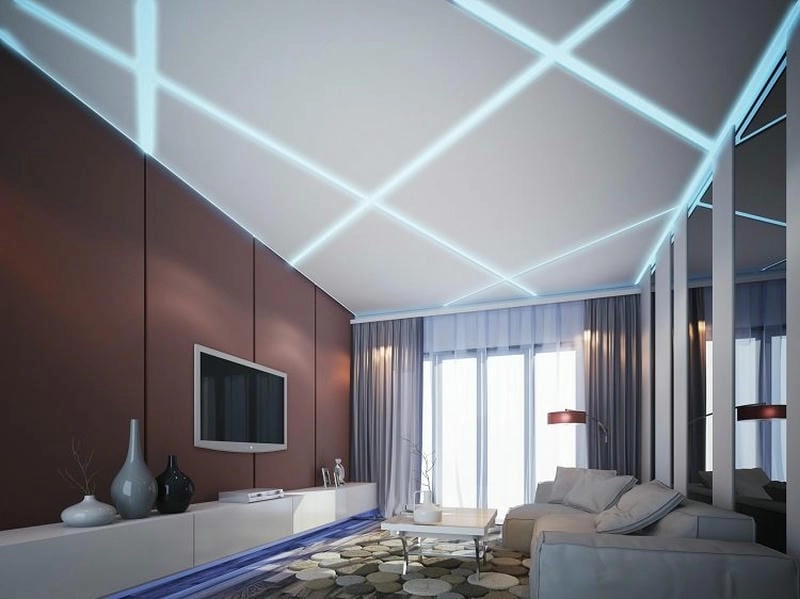 mẫu trần thạch cao phòng khách nha ong thiết kế tinh tế nhẹ nhàng