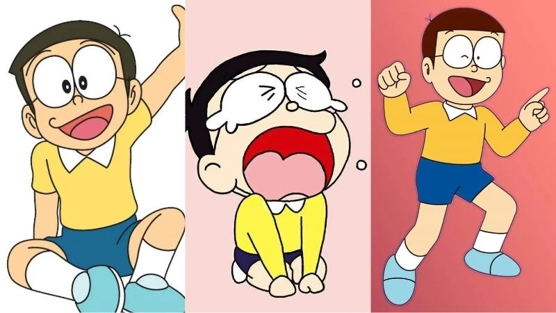Nobita được thể hiện đầy cảm xúc trong loạt ảnh nghệ thuật