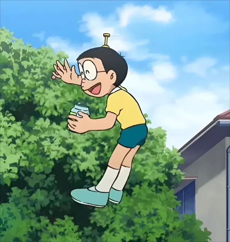 Khoảnh khắc đáng yêu trong hình ảnh của Nobita