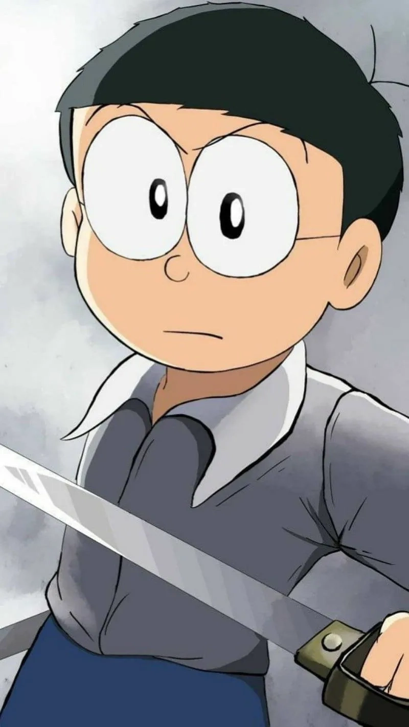 Visual nổi bật và dễ thương của nhân vật Nobita
