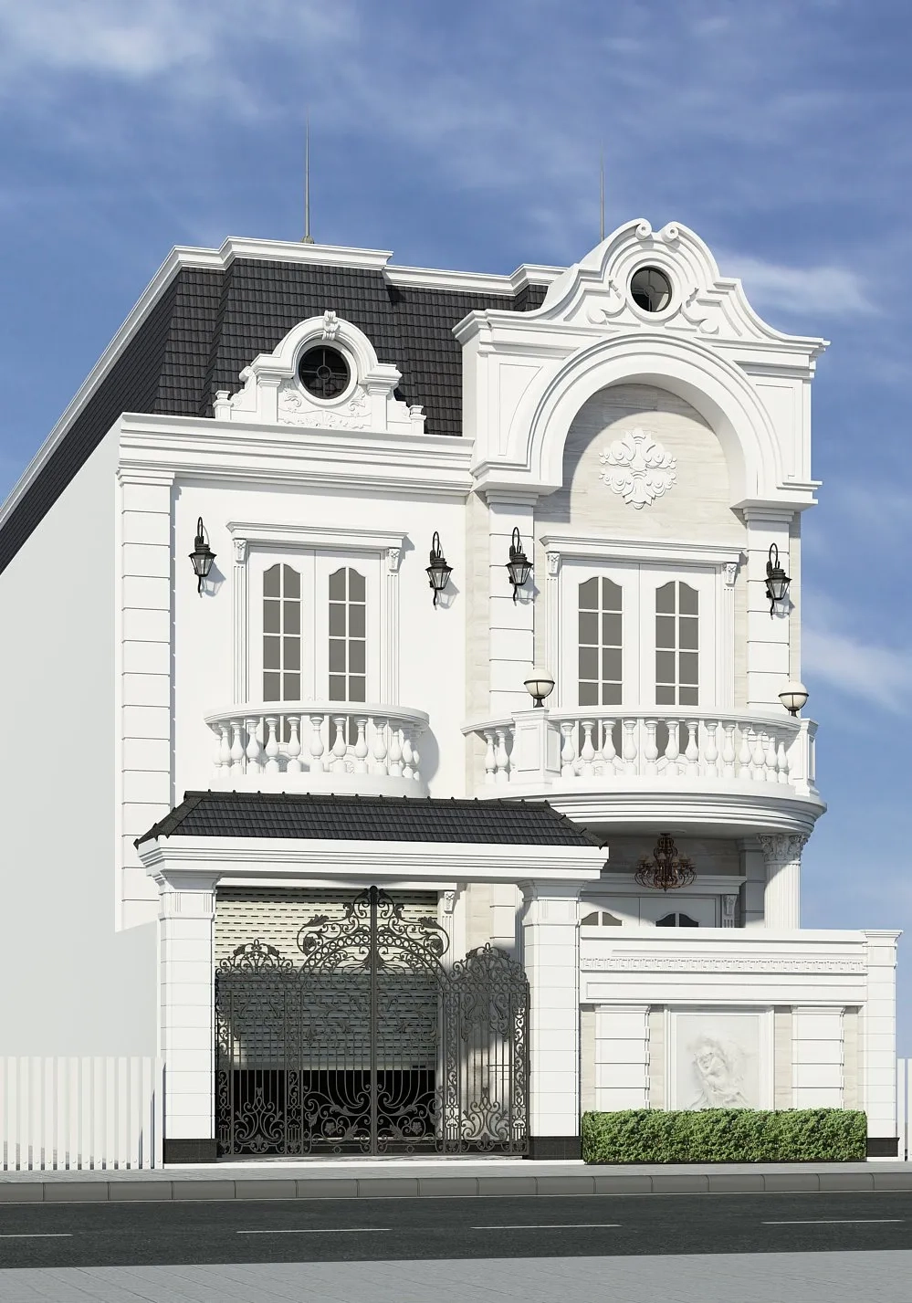 Ngắm ngay mẫu nhà phố đẹp mặt tiền 5m