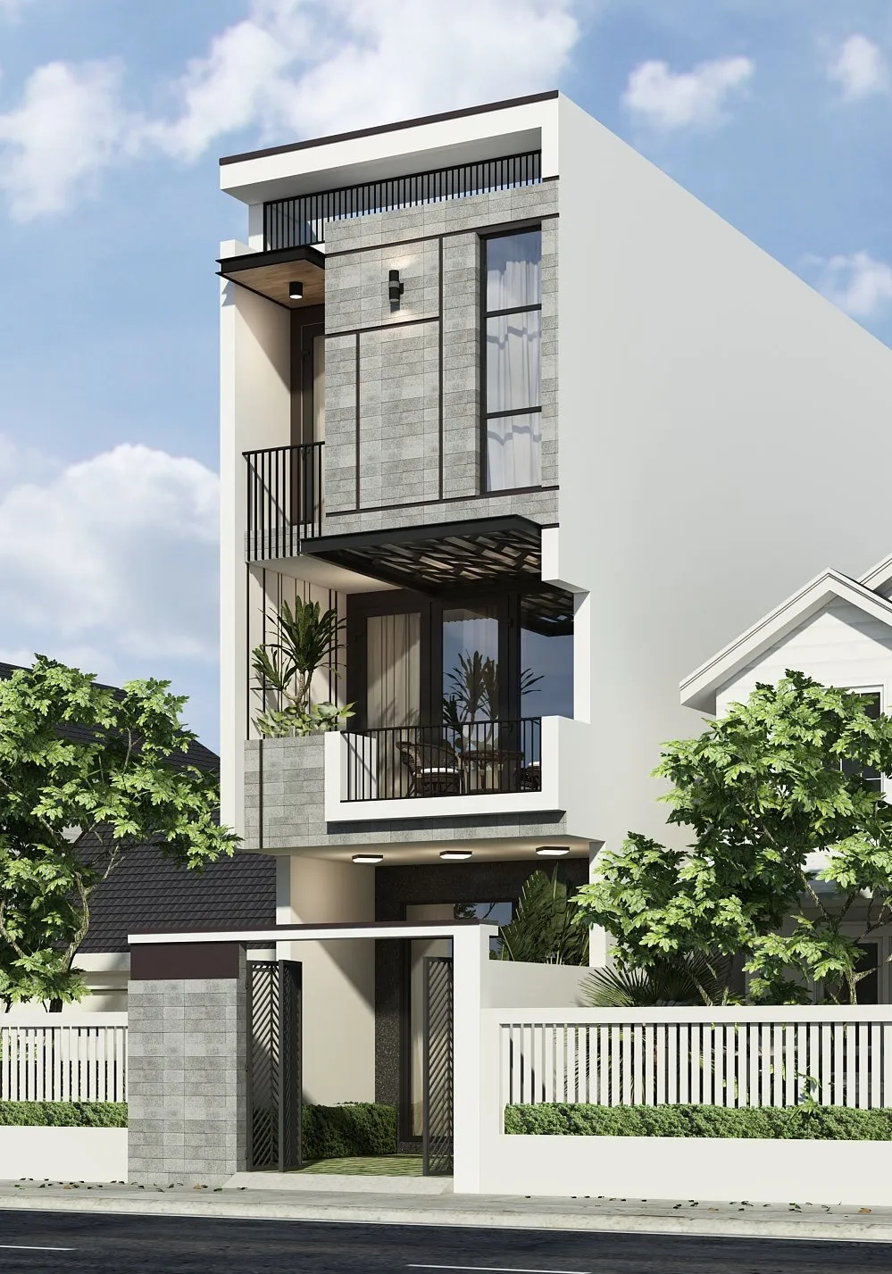 Ngắm những mẫu nhà phố nhỏ đẹp sang trọng