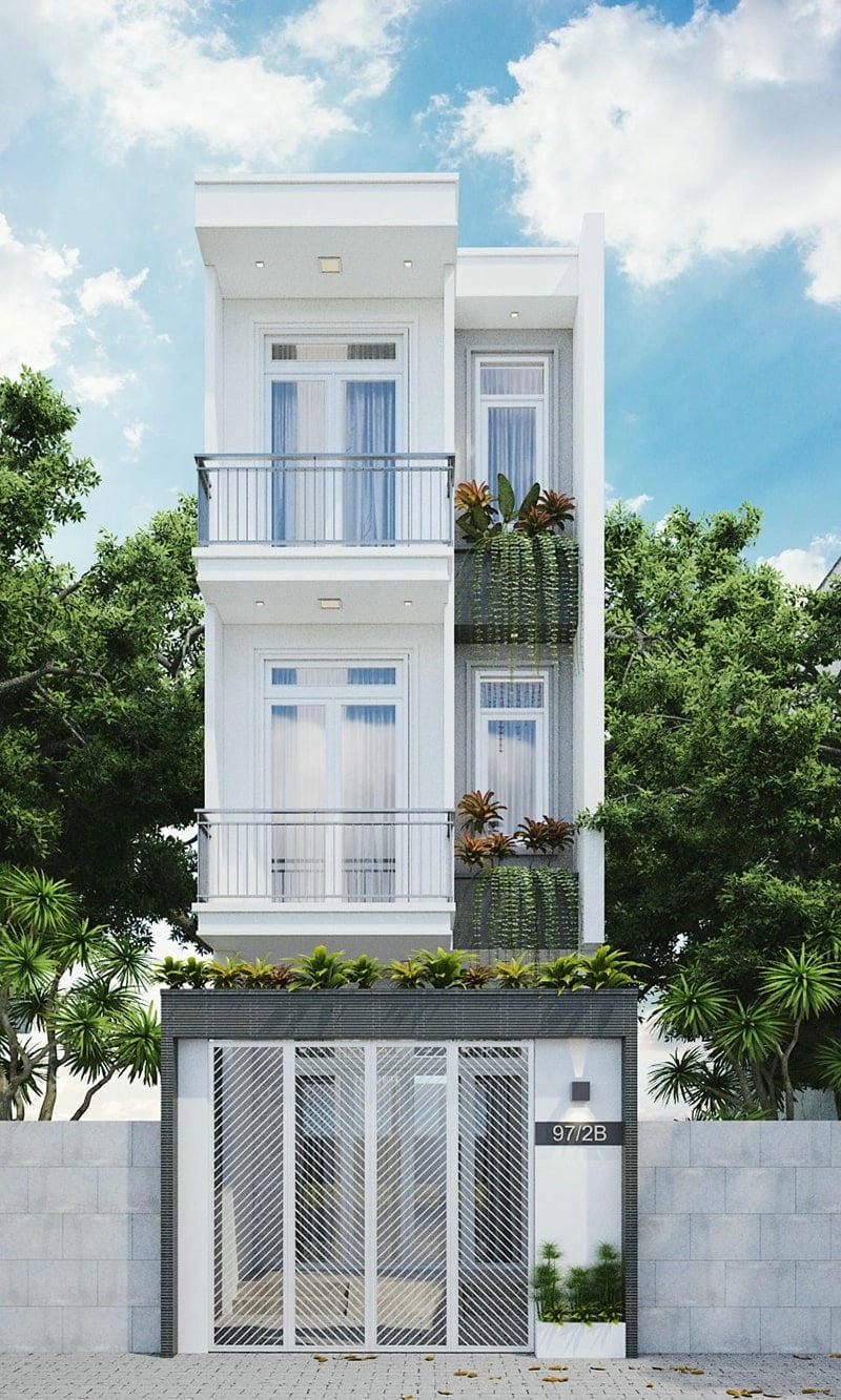 mẫu sơn mặt tiền nhà đẹp ý tưởng cho những mẫu sơn nhà ống