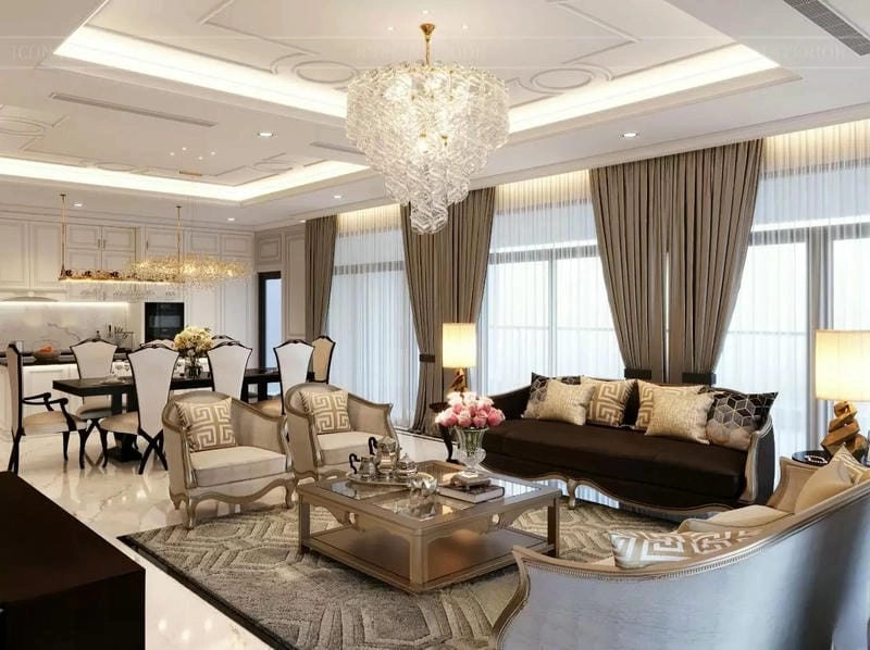 các mẫu phòng khách nhà ống đẹp ý tưởng thiết kế đa dạng