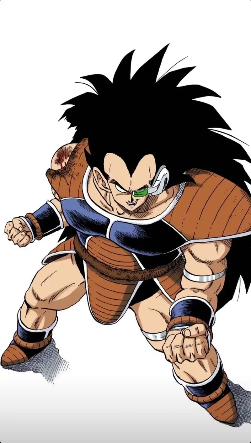 Tạo hình hùng mạnh của Dragon Ball Z Raditz trong các trận đấu ác liệt
