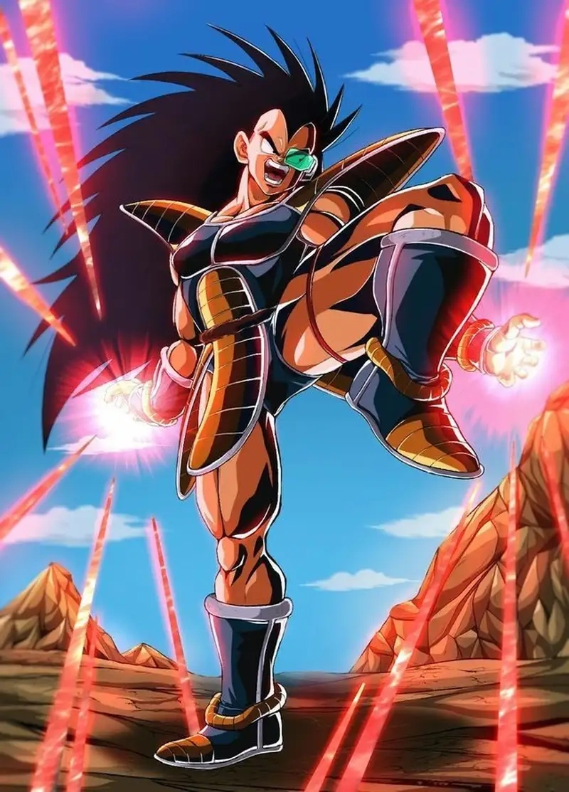 Tạo hình ấn tượng của Dragon Ball Raditz trong các cuộc chiến