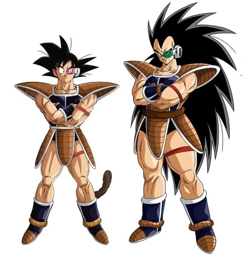 Cuộc chiến nghẹt thở giữa Goku vs Raditz qua GIF đầy kịch tính