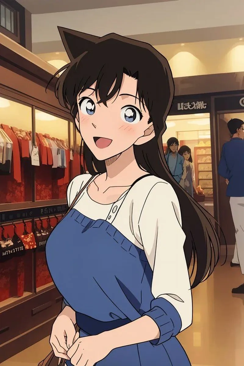 Góc nghiêng thần thánh của Mori Ran trong từng khung hình anime