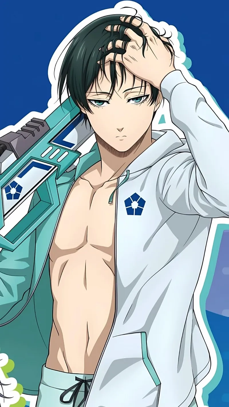Ảnh PNG Rin Itoshi nền trong suốt dùng để thiết kế và edit fanart