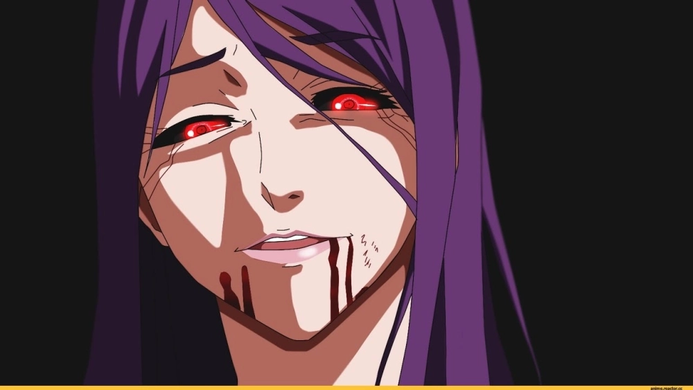Ghoul Rize Kamishiro gắn liền với kagune tàn độc và nguy hiểm