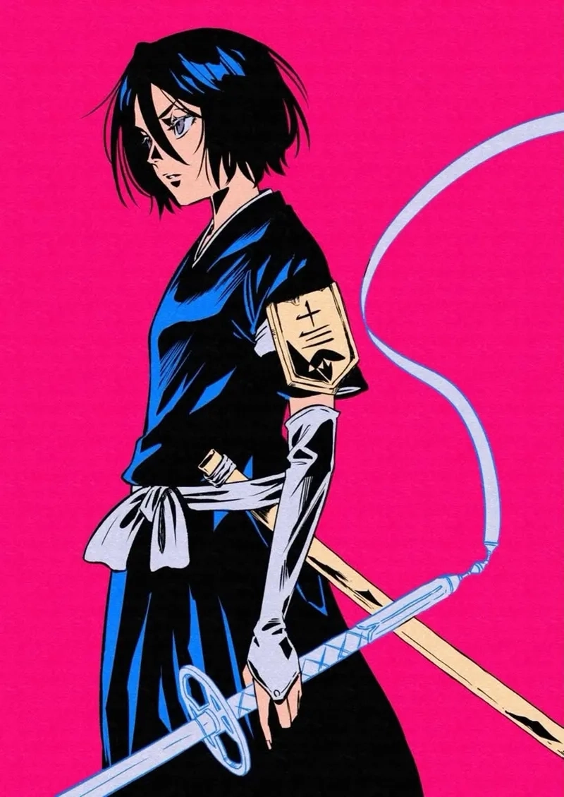 Fan ấn tượng với biểu cảm của Anime Rukia trong các trận chiến