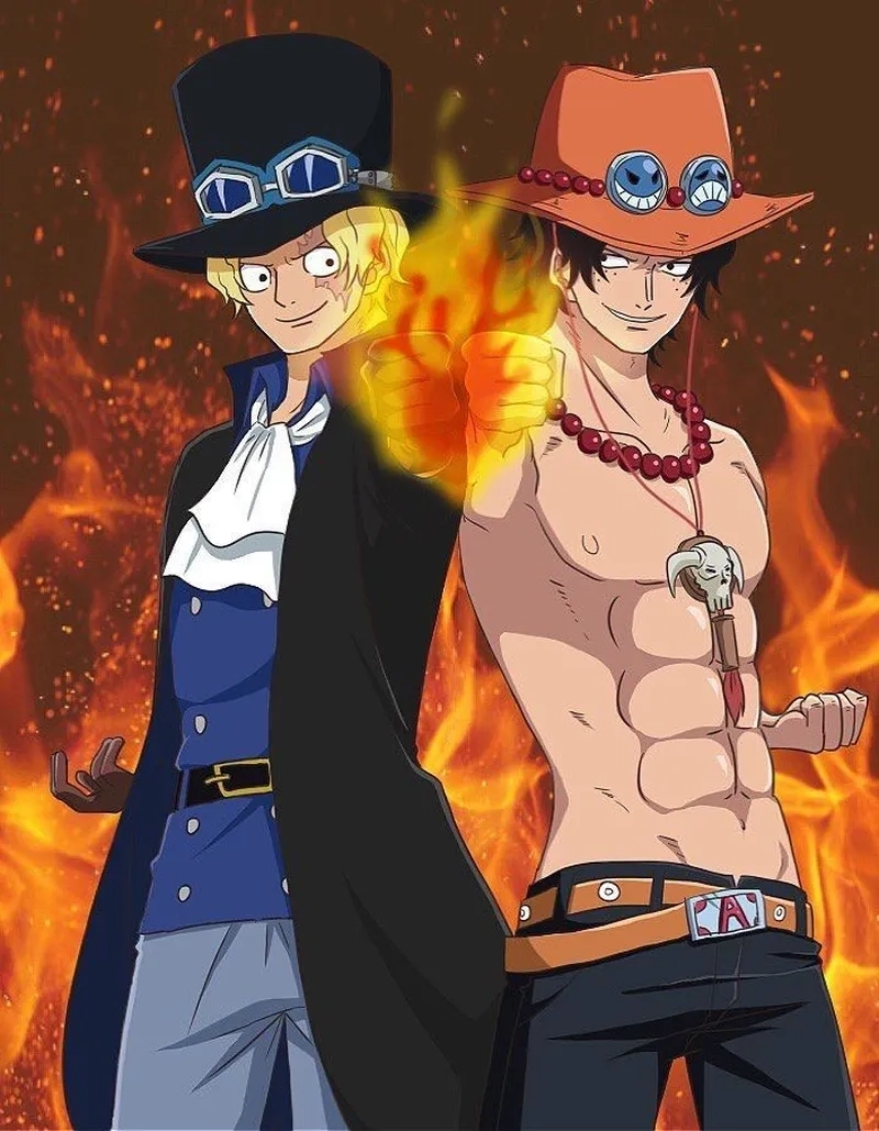 Khoảnh khắc Ace và Sabo trong ký ức Luffy