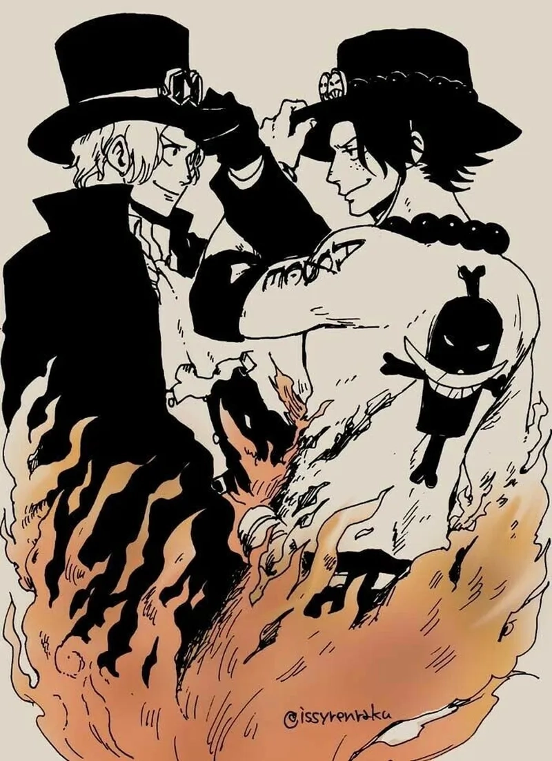 Tổng hợp Ace x Sabo comic lãng mạn và hài hước