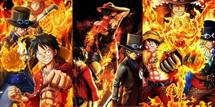 Sabo Luffy Ace hiện lên đầy xúc động qua từng khung ảnh
