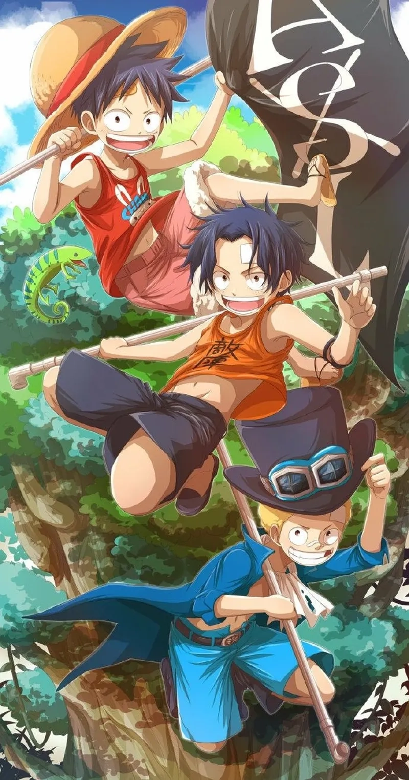 Tình cảm gắn kết của Sabo x Luffy x Ace