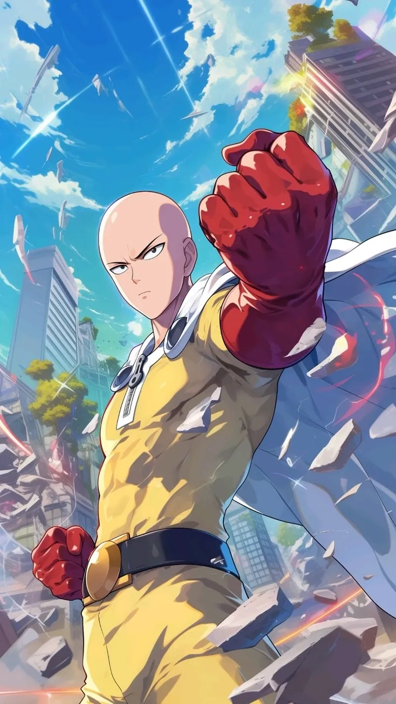Cú đấm huyền thoại của Punch Saitama khiến đối thủ không thể chống lại