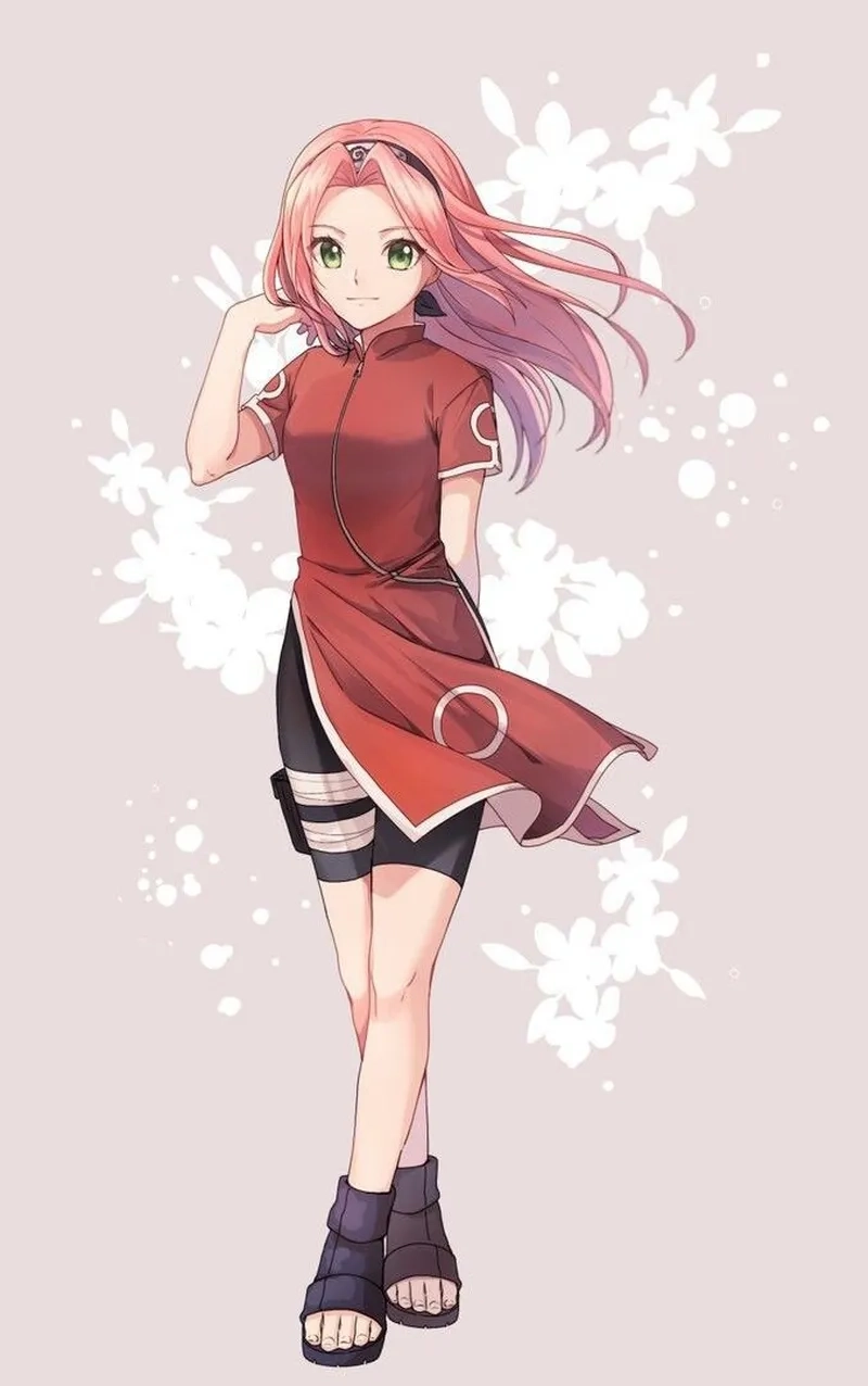 Visual trong sáng và mạnh mẽ của Sakura Haruno khiến fan mê mẩn