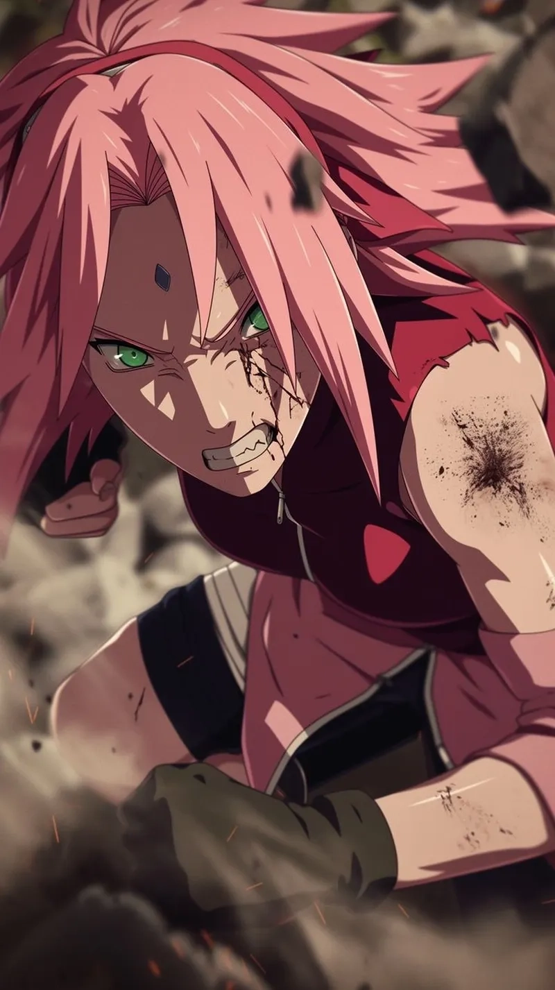 Loạt ảnh Sakura Haruno anime sắc nét làm fan phát cuồng