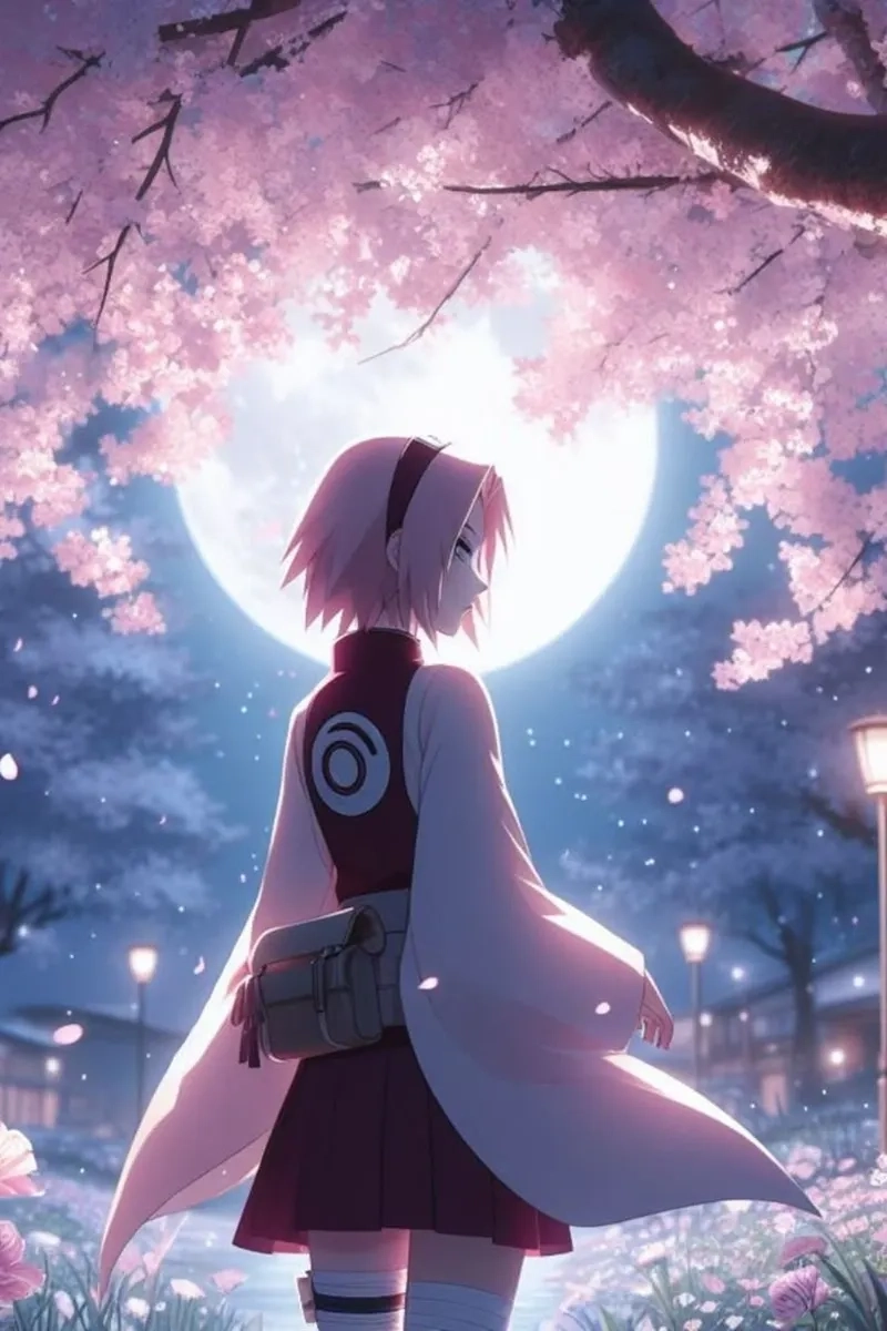 Hiếm có ảnh minh họa Sakura Haruno parents đầy cảm xúc