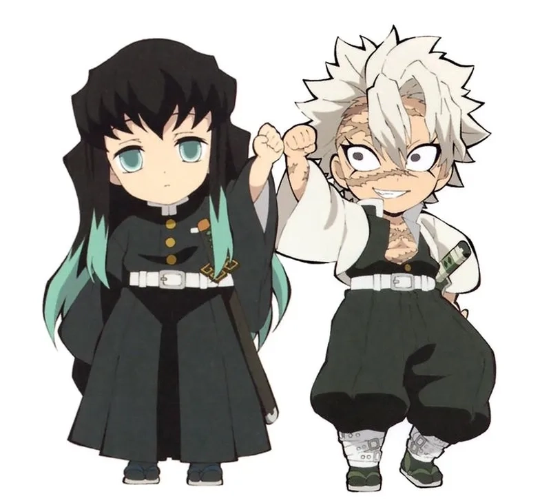 Phiên bản hoạt hình Shinazugawa Sanemi Chibi siêu dễ thương