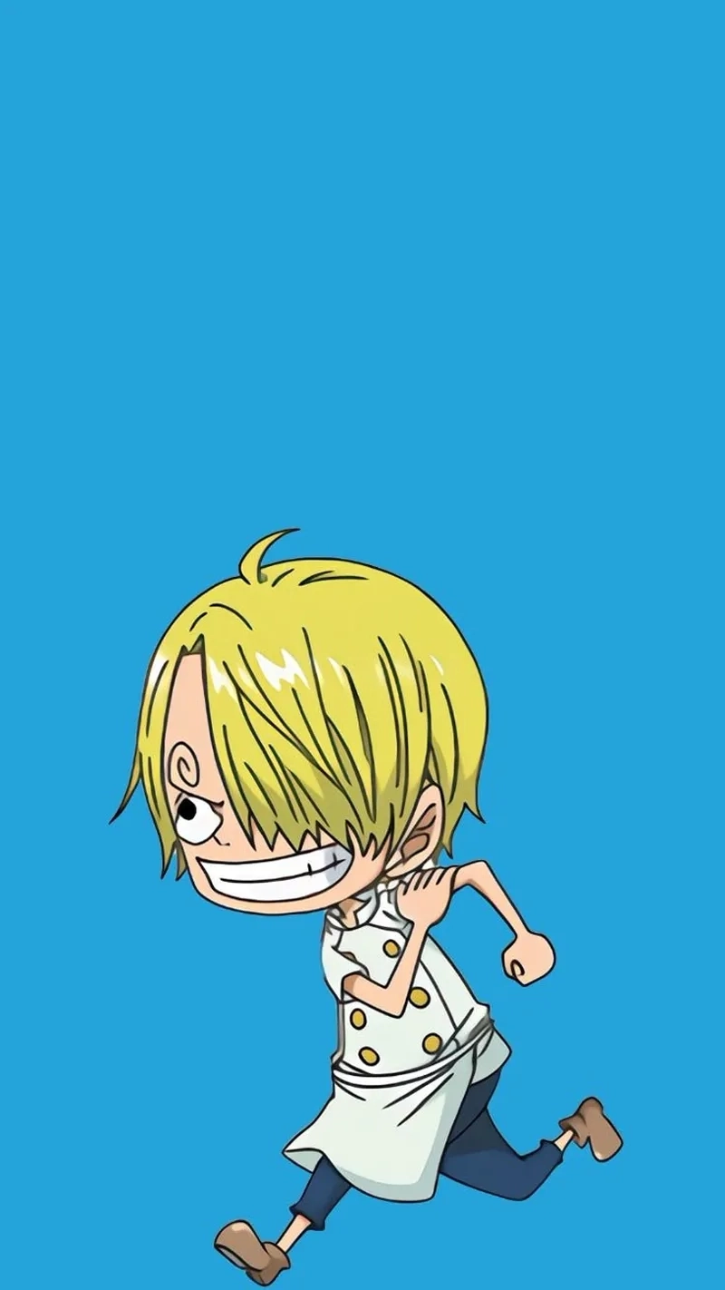 Tạo hình điển trai với Sanji black hair lãng tử
