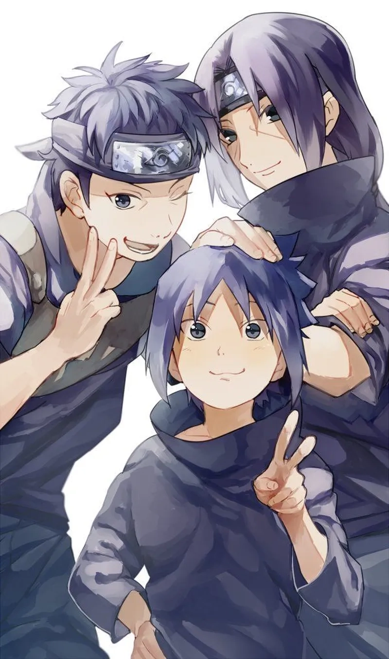Tuổi thơ dữ dội của Itachi và Sasuke lúc nhỏ