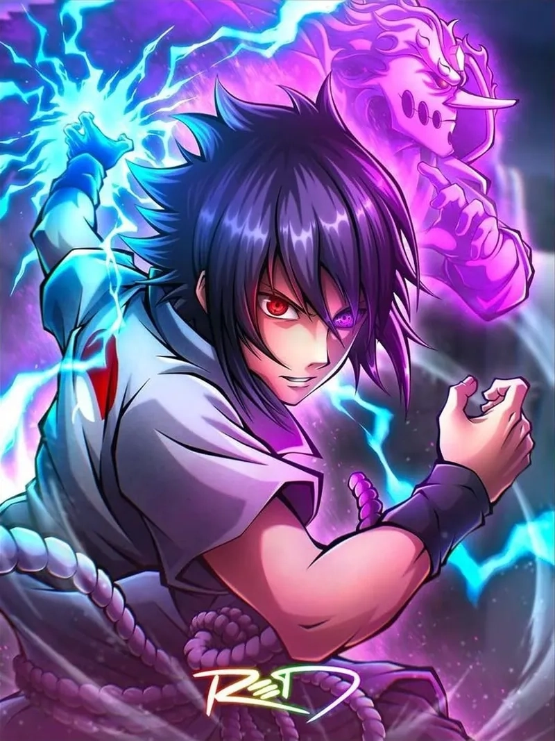 Sasuke chân truyền mang khí chất của thiên tài uchiha
