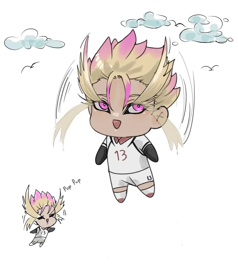 Shidou chibi là bản vẽ mini dễ thương nhưng vẫn giữ cá tính riêng