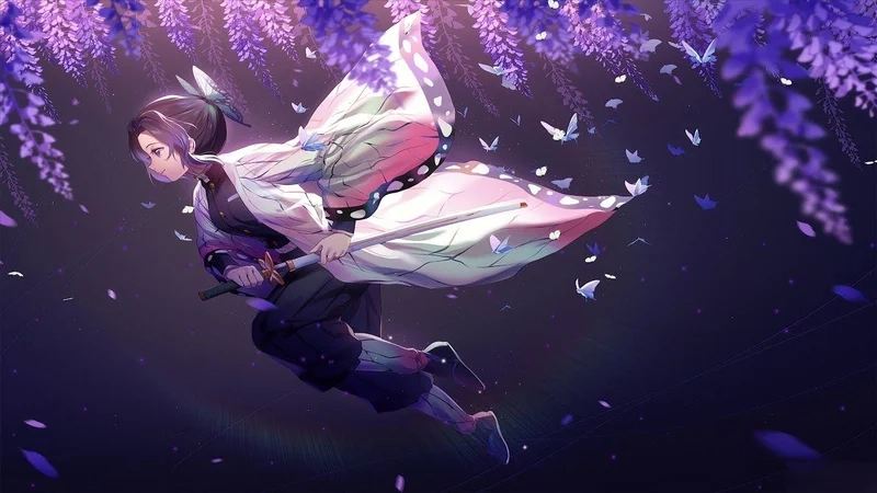 Avatar Shinobu được nhiều người dùng yêu thích vì thần thái vừa hiền dịu vừa lạnh lùng