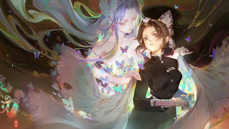 Anime Kochou Shinobu mang đến nhiều cung bậc cảm xúc, từ dịu dàng đến quyết liệt khi đối đầu kẻ địch