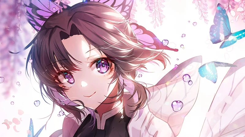 Kochou Shinobu cute thường là ảnh chibi hoặc những khoảnh khắc dễ thương hiếm thấy trong truyện