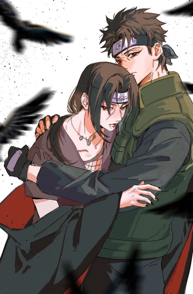 Hình ảnh fanmade phong cách Shisui x Itachi DJ ấn tượng